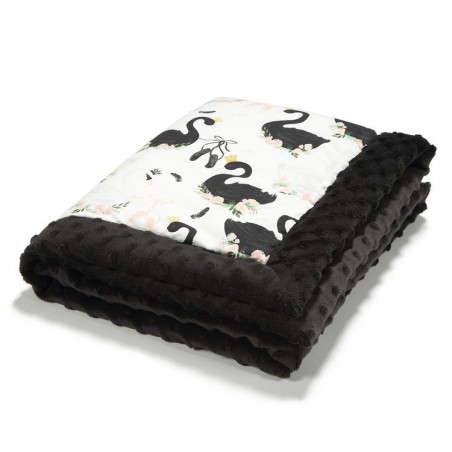 LA baby blanket Millou MOONLIGHT BLACK SWAN