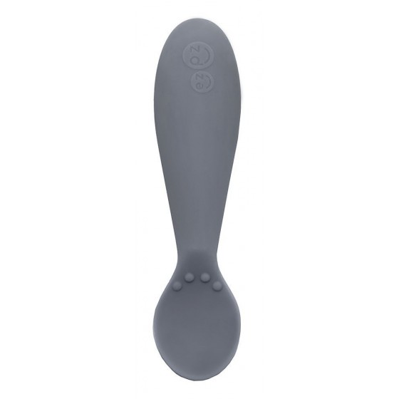 EZPZ teaspoon Tiny Silicone Spoon 2 pcs gray