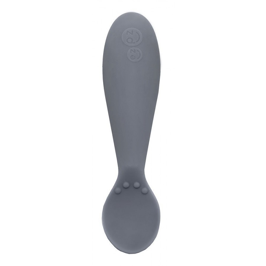 EZPZ teaspoon Tiny Silicone Spoon 2 pcs gray