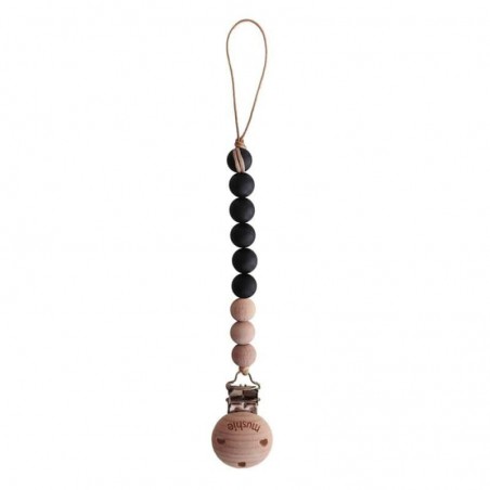 Mushi - coral pendant Pacifier Cleo Black