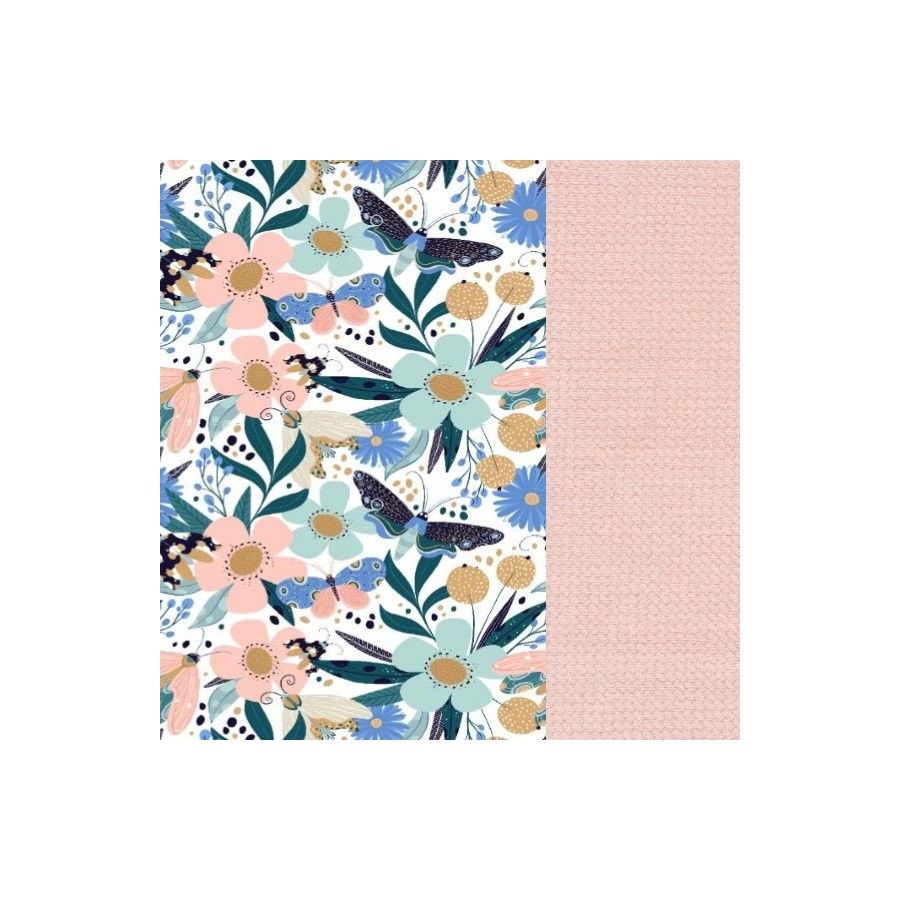 LA MILLOU LIGHT BLANKET- L - FAIRYTALE LAND POWDER PINK VELVET