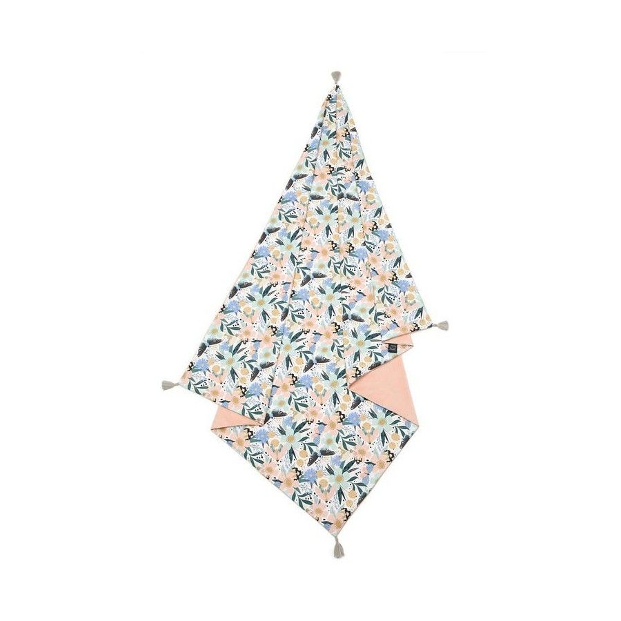 LA MILLOU LICHT DEKEN- L - FAIRYTALE LAND POWDER PINK VELVET