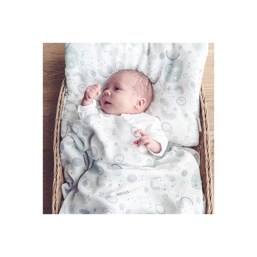 SNAP THE MOMENT MUSLIN PILLOW CUDDLY DOTS