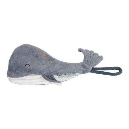 LITTLE DUTCH Schnuller Anhänger Whale Ocean Blue