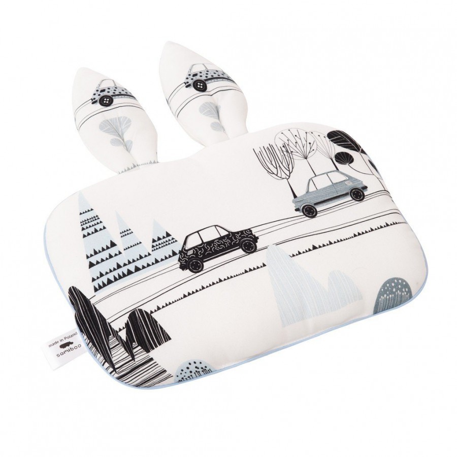 Samiboo - Cotton pillow with a little kitty ears 30x40cm
