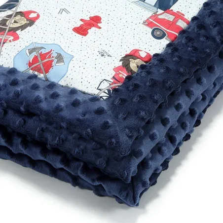 LA Millou BY MACIEJ Zakościelny baby blanket BRAVEHEART LION NAVY NAVY