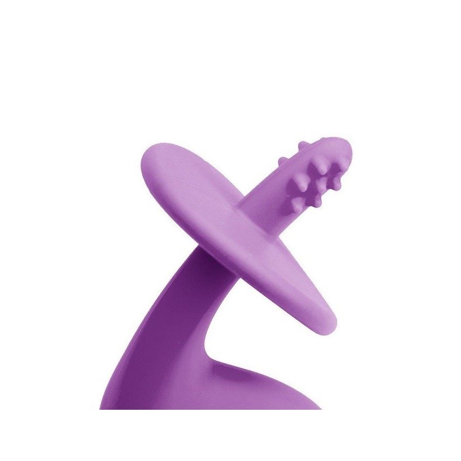 Mombella Anneau de dentition éléphant dansant violet