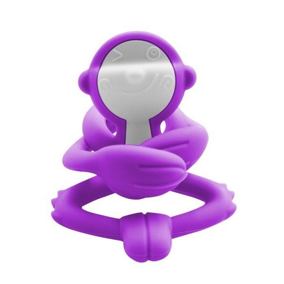 Mombella Purple Monkey Teether Toy