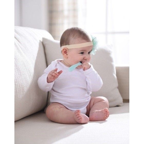Mombella Cucchiaio di silicone rosa 2 pezzi
