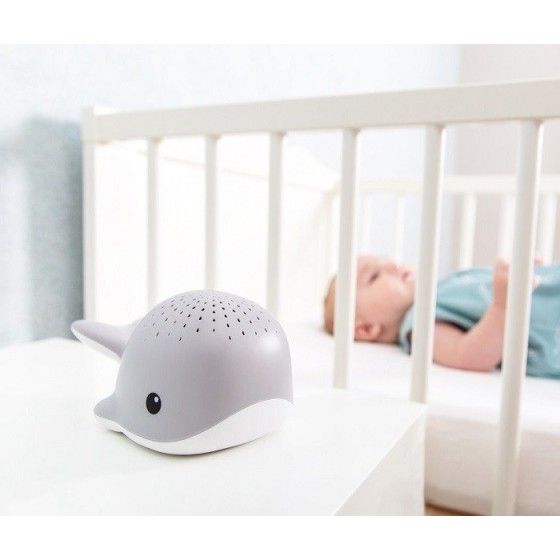 Zazu WALLY Projector Whale Grey
