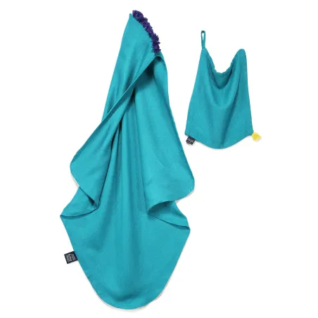 LA MILLOU SERVIETTE EN MOUSSELINE "S" AVEC LAVE-VAISSELLE FIRST TOUCH ÉMERAUDE
