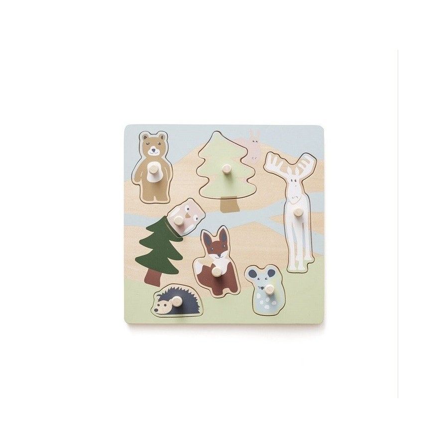 Kids Wooden Puzzle Concept Edvin