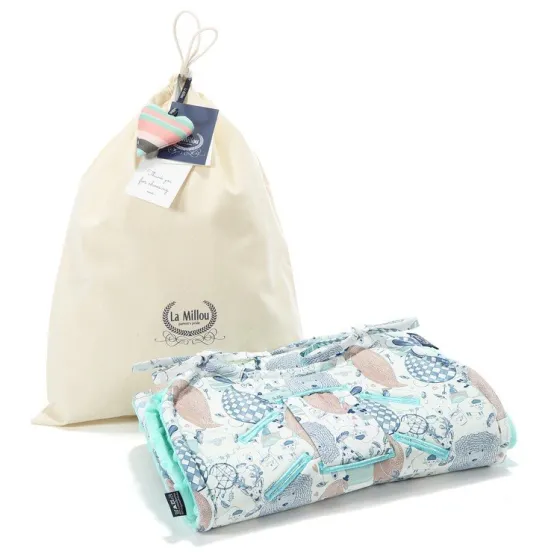 LA MILLOU STROLLER PAD BOHO ROYAL ARROWS LATTE
