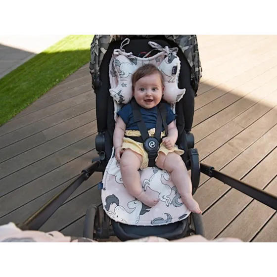 LA MILLOU STROLLER PAD BOHO ROYAL ARROWS LATTE
