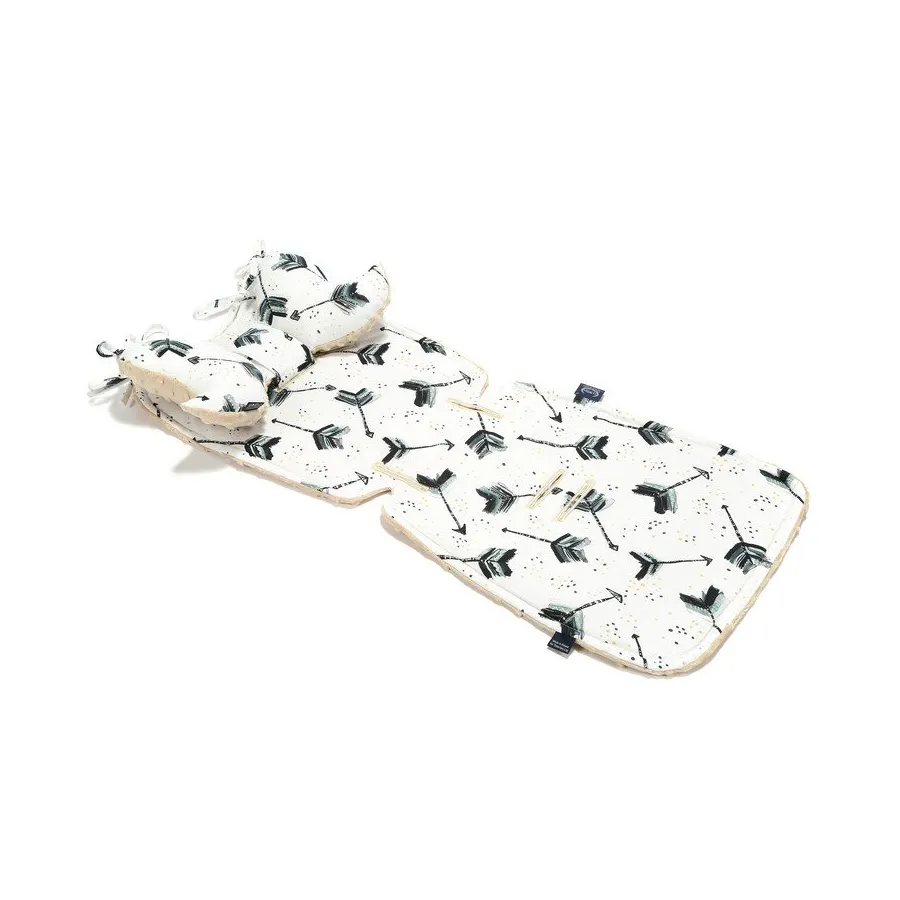LA MILLOU STROLLER PAD BOHO ROYAL ARROWS LATTE