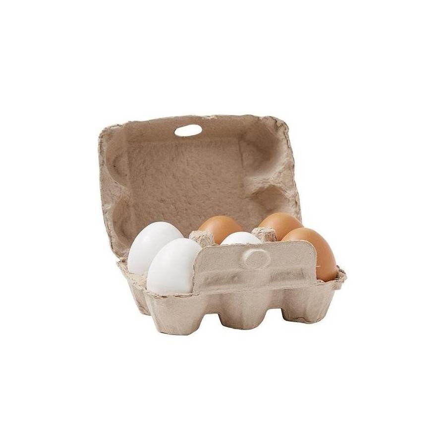 Kids Wooden Eggs Bistro Concept 6 pc