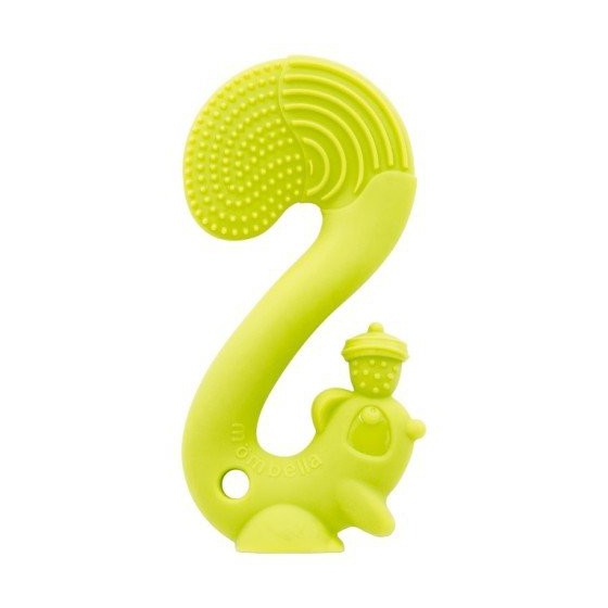 Mombella Teether Toy Squirrel Green