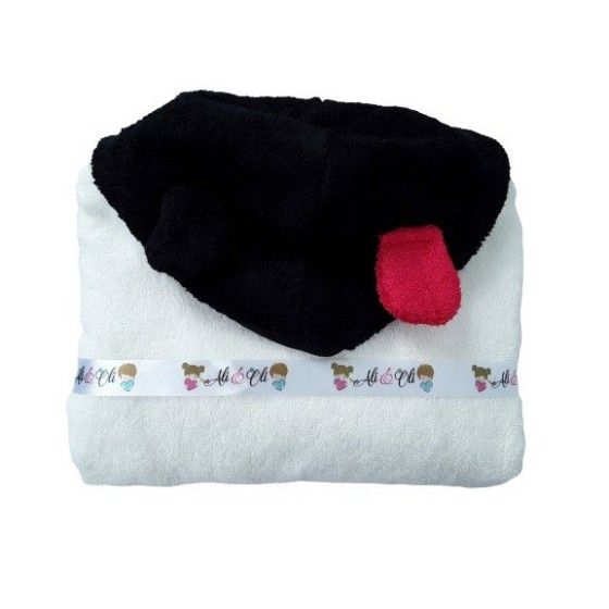 LULLALOVE PONCHO DE BAIN MRB 100% ÉPONGE DE BAMBOU