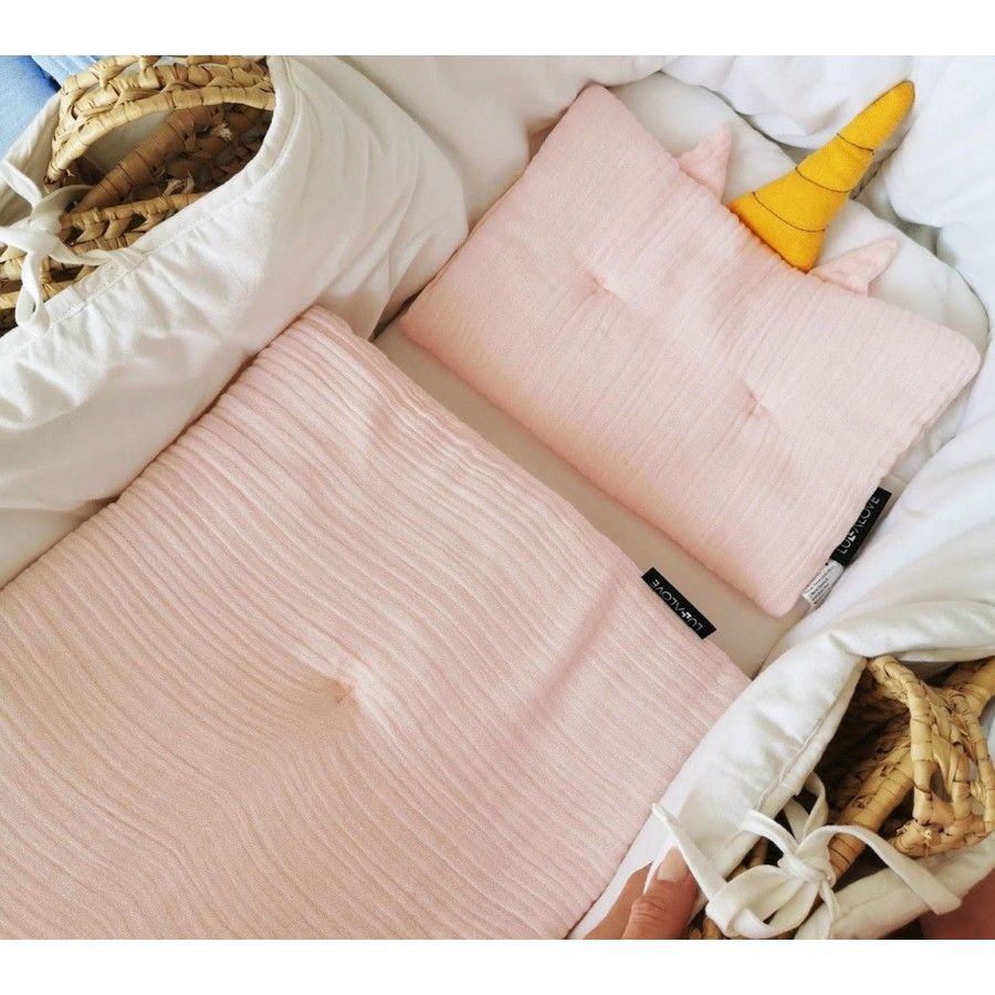 LULLALOVE PINK QUARTZ STROLLER COVER