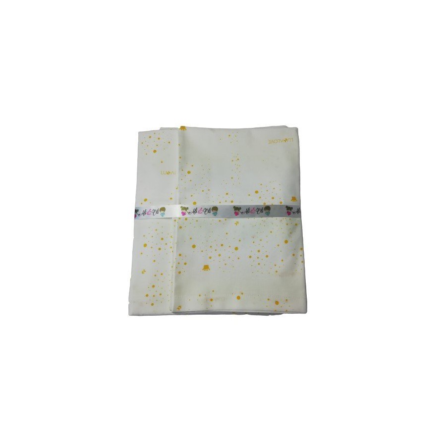 LULLALOVE cotton sheets ROYAL BABY 100x135 cm