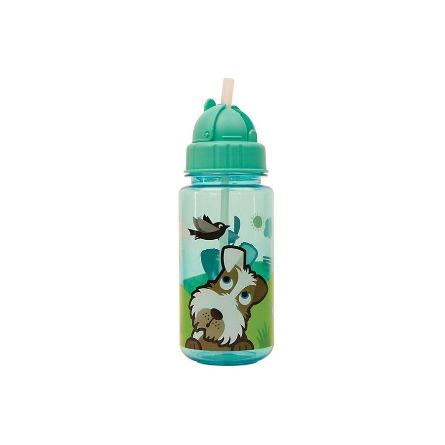 Tum Tum Snorkelling Water Bottle With Dog