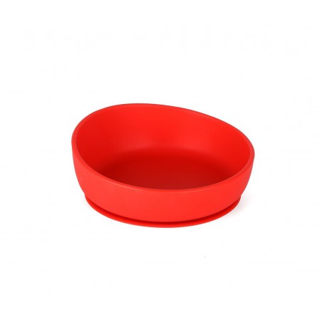 Doidy Bowl Bowl-plate with suction cup - red