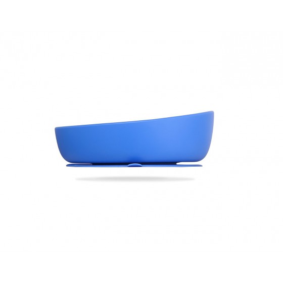 Doidy Bowl Bowl with suction cup-saucer - blue