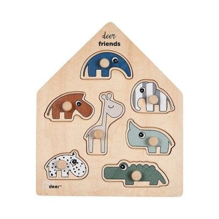 Done to Deer Deer Friends Wooden Puzzle
