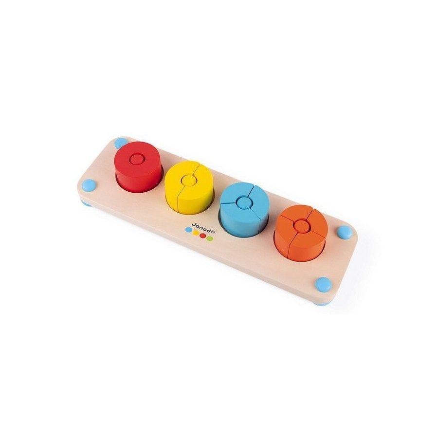 Janod wooden puzzle Fractions Essentiel