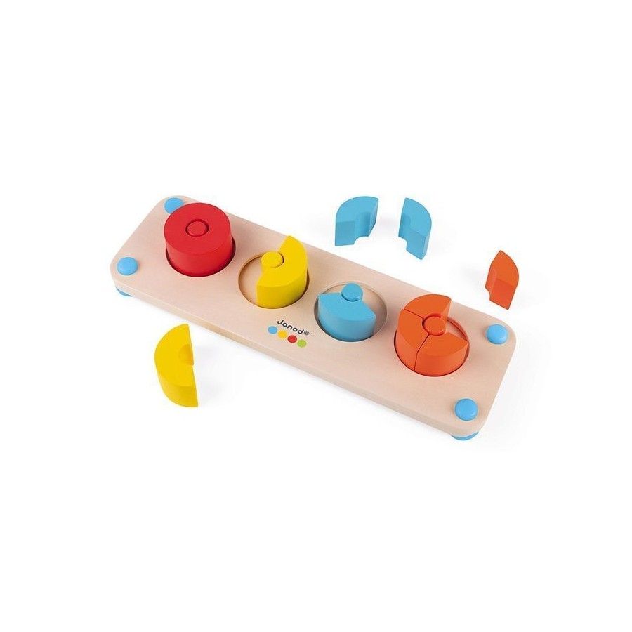 Janod wooden puzzle Fractions Essentiel