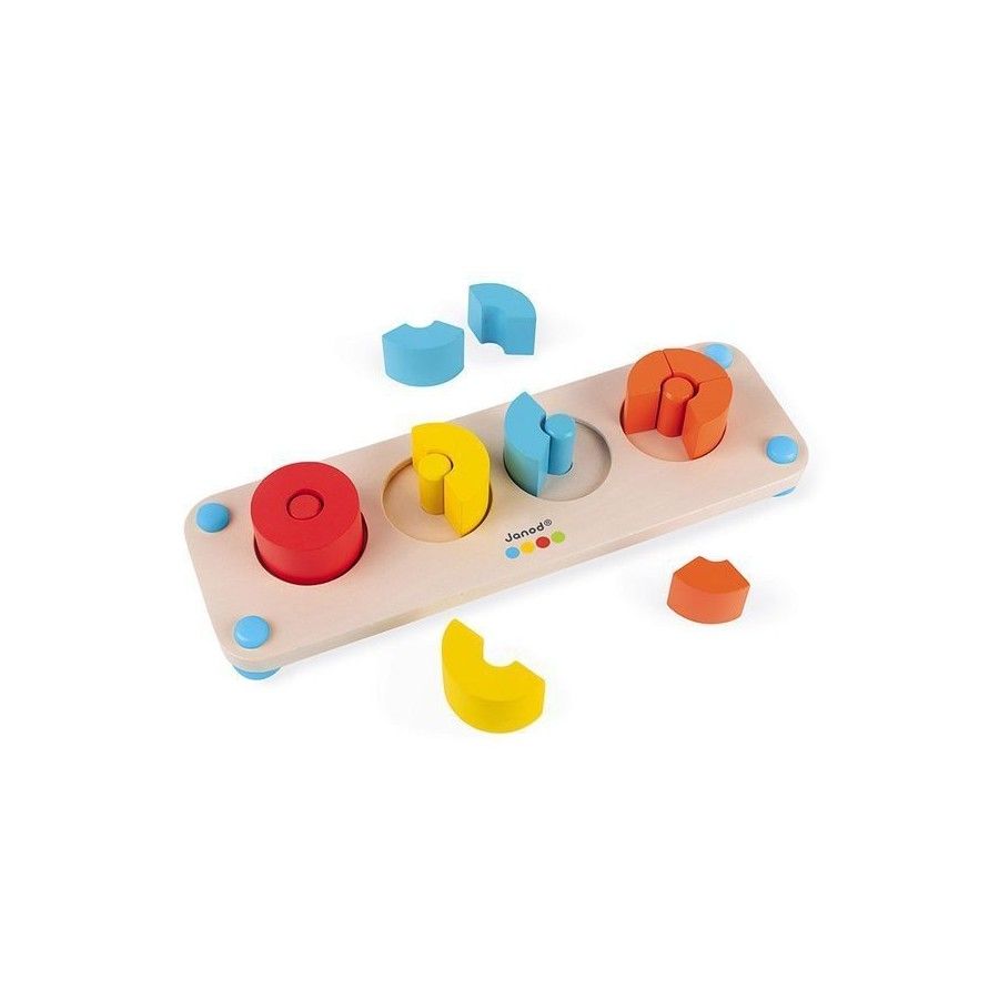 Janod wooden puzzle Fractions Essentiel