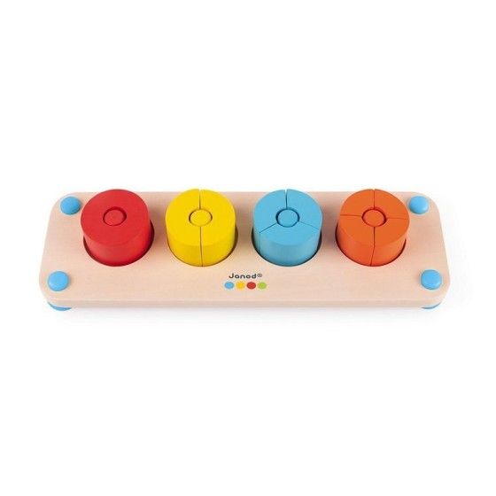 Janod wooden puzzle Fractions Essentiel