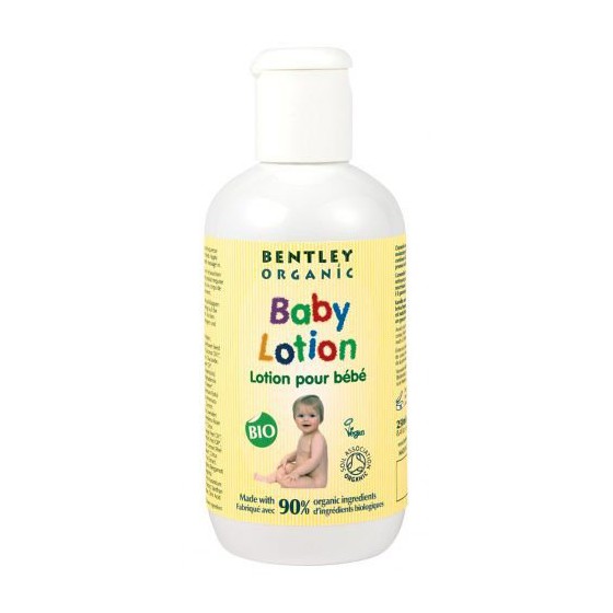 Bentley Organic, Baby Body Milk with chamomile, aloe vera and