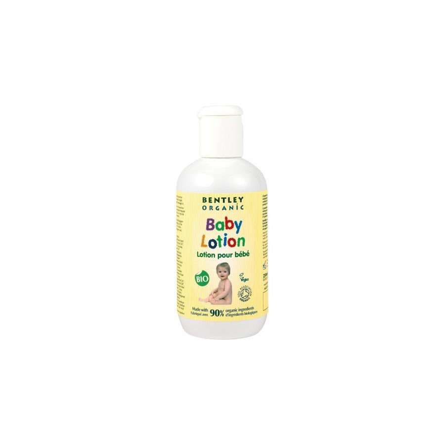 Bentley Organic, Baby Body Milk with chamomile, aloe vera and