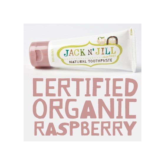Jack N'Jill, natural toothpaste, organic raspberry and Xylitol