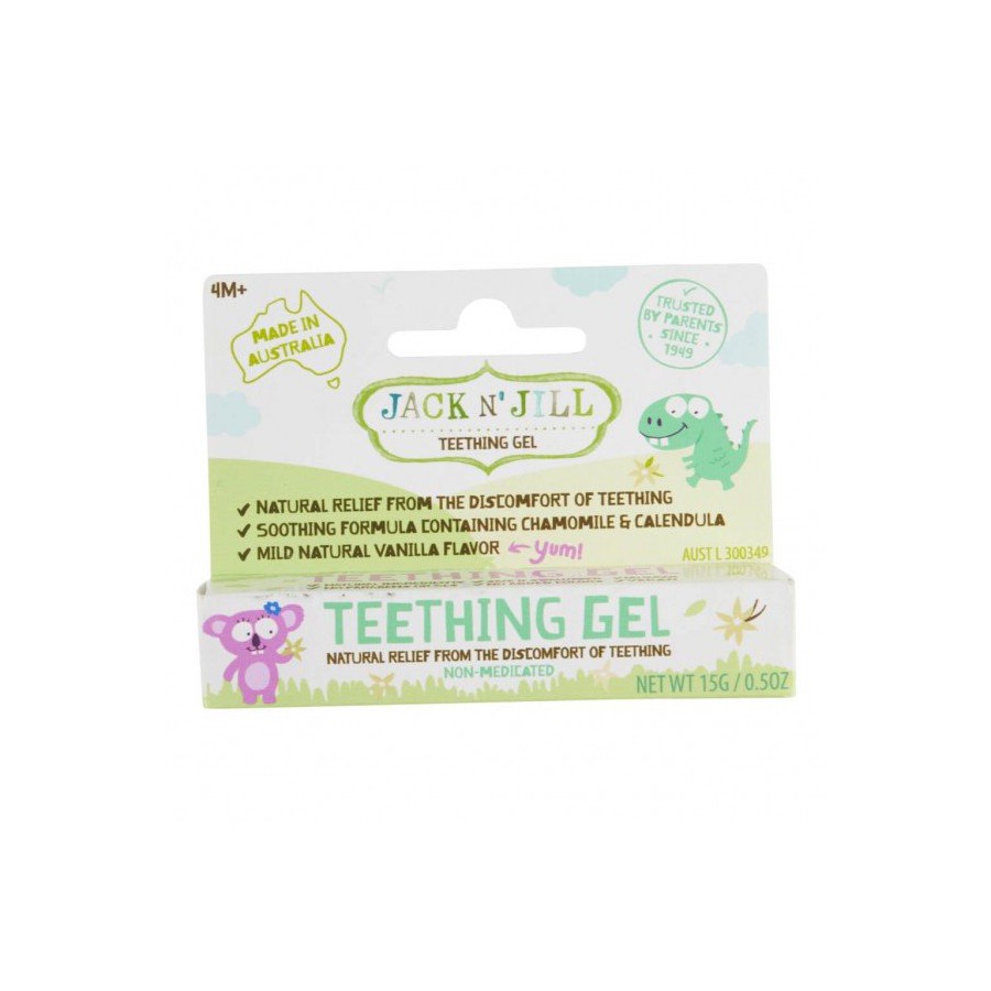 Jack N'Jill, natural soothing teething gel, 15 g