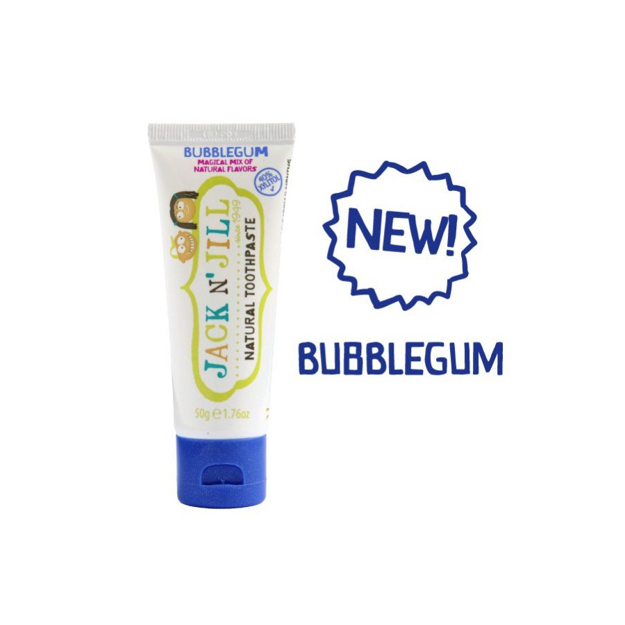 Jack N'Jill, Natural Toothpaste Bubblegum, Xylitol, 50g