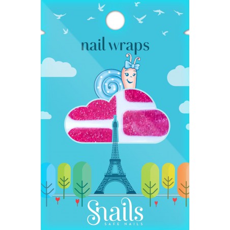 Autocollants pour ongles Escargots, Nail Wrap – Tapis Rouge, rouge