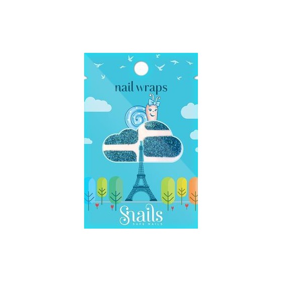 Snails Naklejki na paznokcie, Nail Wrap – Turquoise, Turkusowe