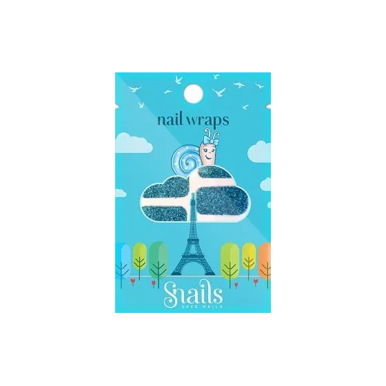 Sniglar Nail Stickers, Nail Wrap - Turkos, Turkos