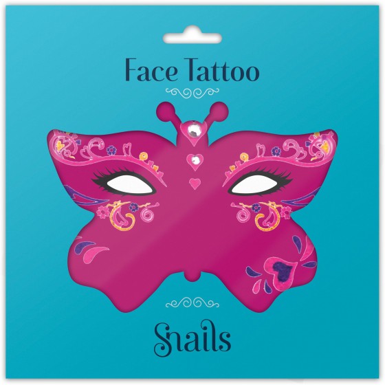 Snails Naklejka na twarz dla dzieci, Face Tattoo - Queen of