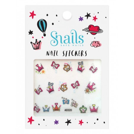 Snails Perfect Princess Nagelsticker für Mädchen