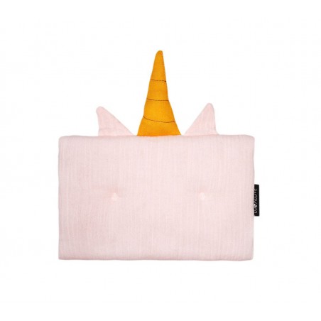 LULLALOVE ALMOHADA MUSELINA UNICORNIO ROSA