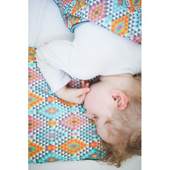 ROSA INTE MER VARM TÄNTA 80x100cm ETNISK INTENSE OCH TURKOS
