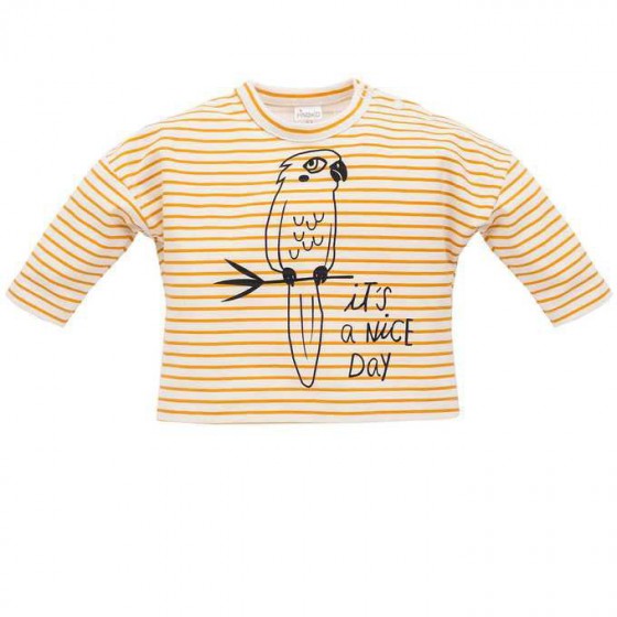 Pinokio T-SHIRT PER NICE DAY 62 STRISCE GIALLE