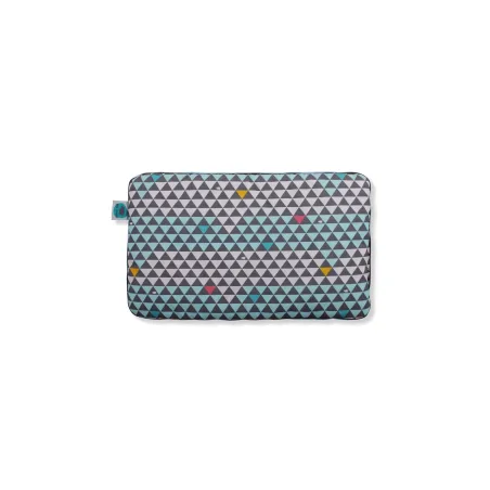PINK NO MORE CUSHION 40x25cm triangles, and TURQUOISE WELUR