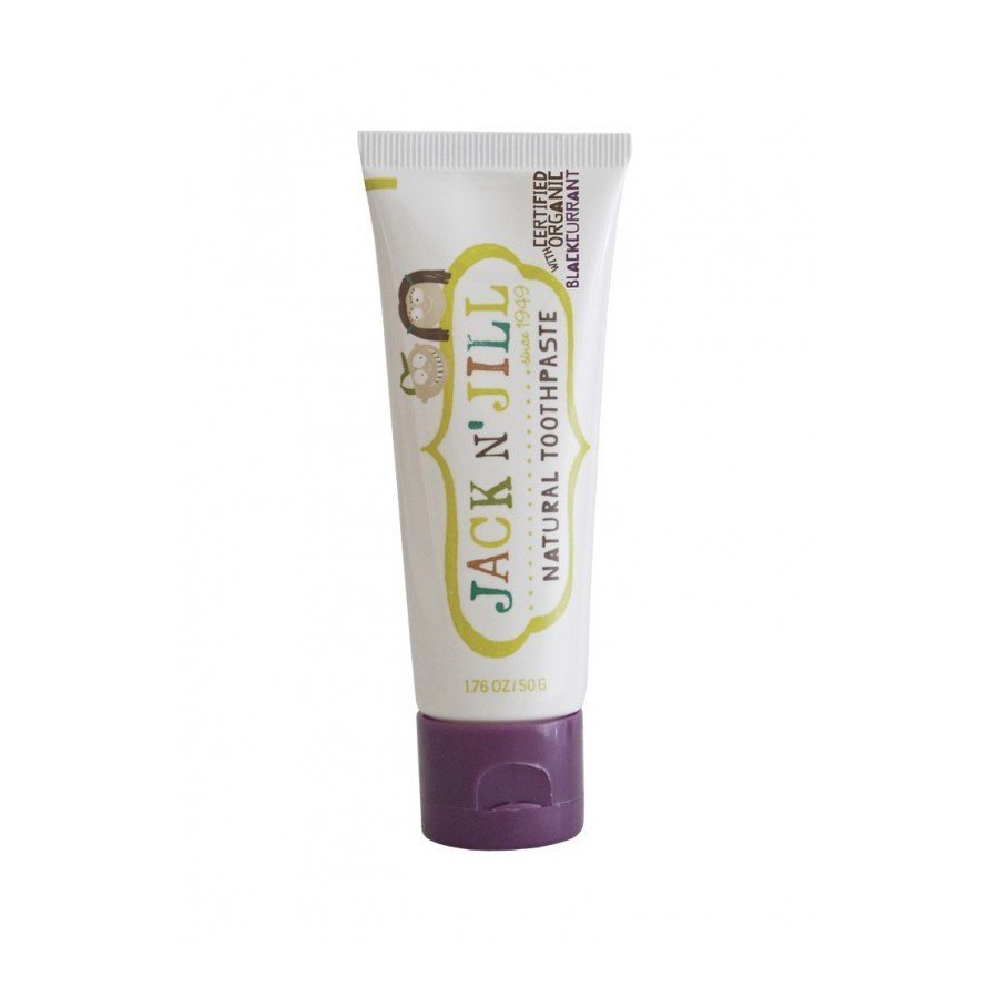 Jack N'Jill, natural toothpaste, organic blackcurrant and