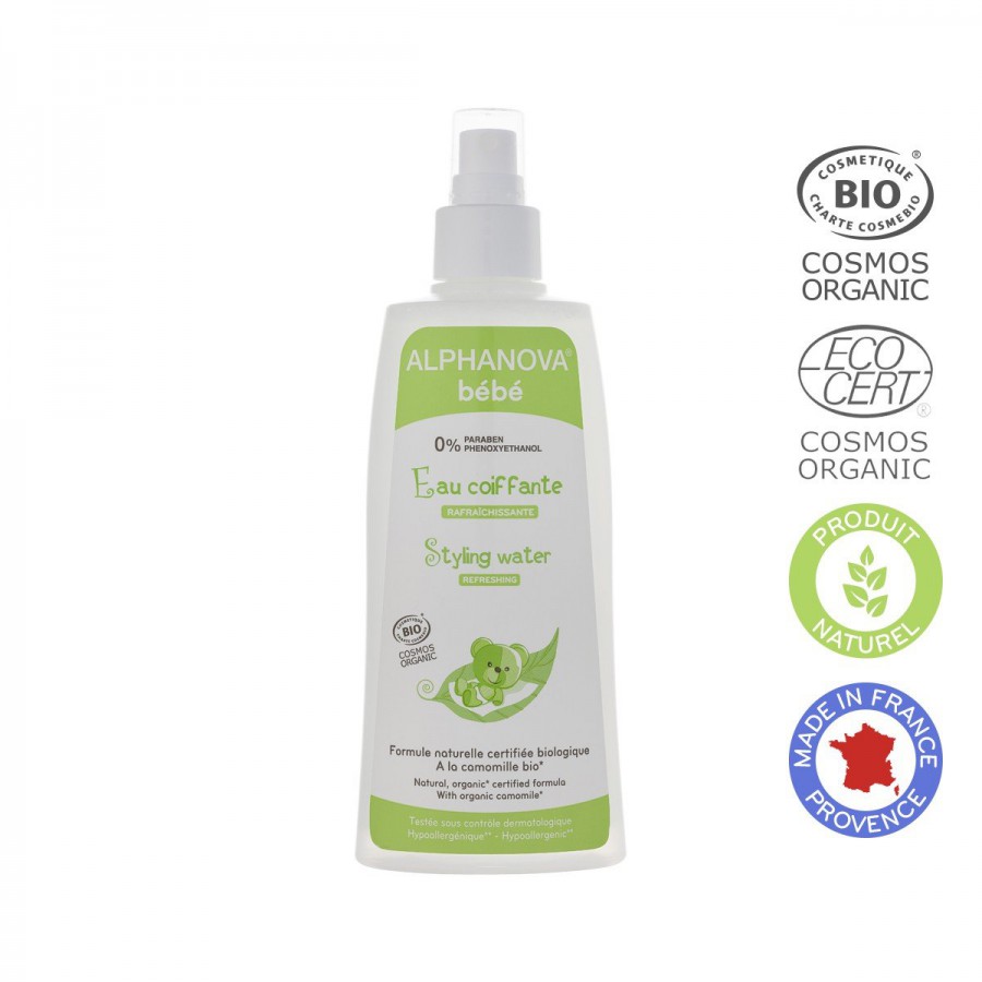 Alphanova Bebe Water for washing and combing of hair 200ml