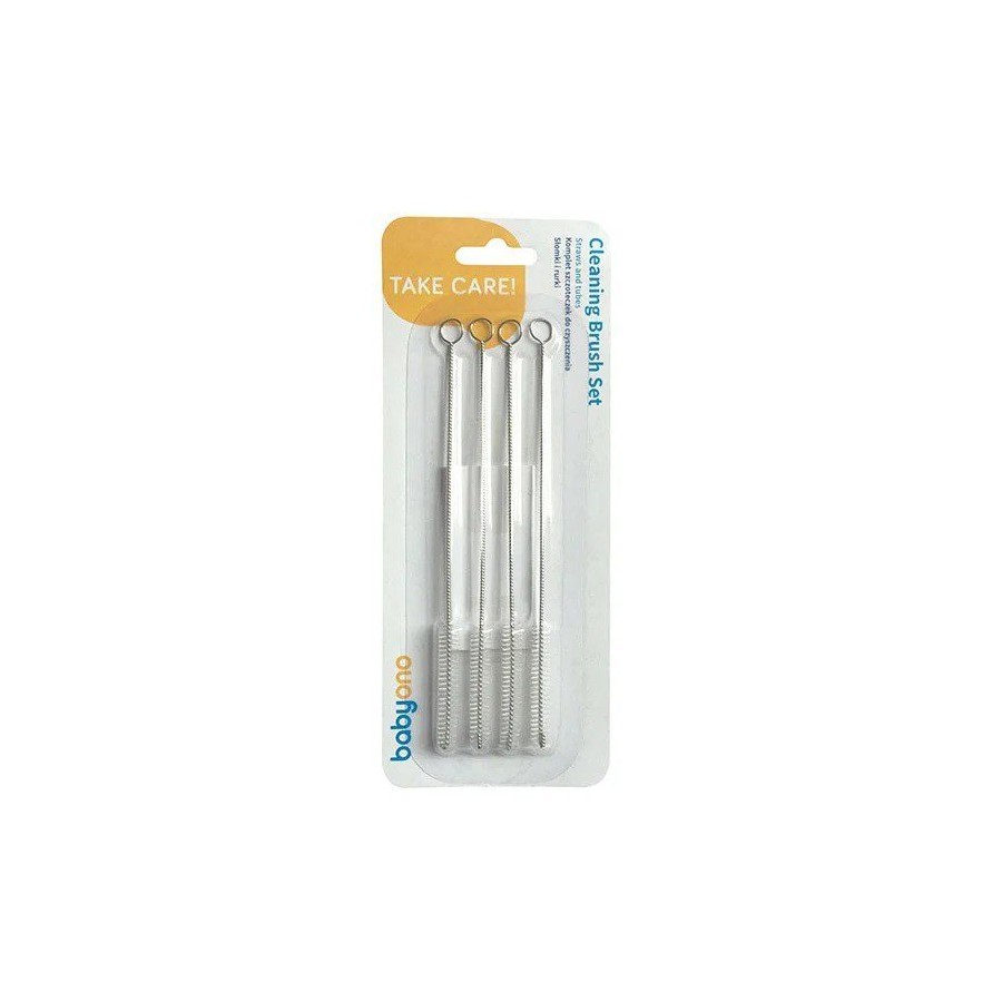 BabyOno brushes and straws tubes