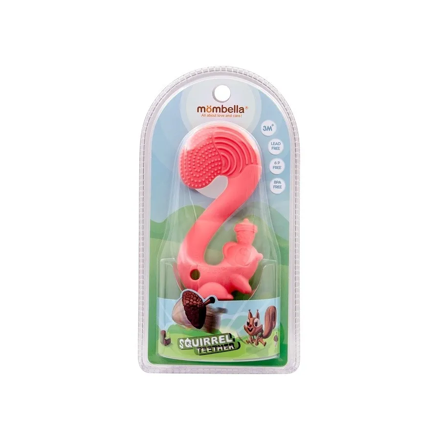 Mombella Teether Toy Red Squirrel